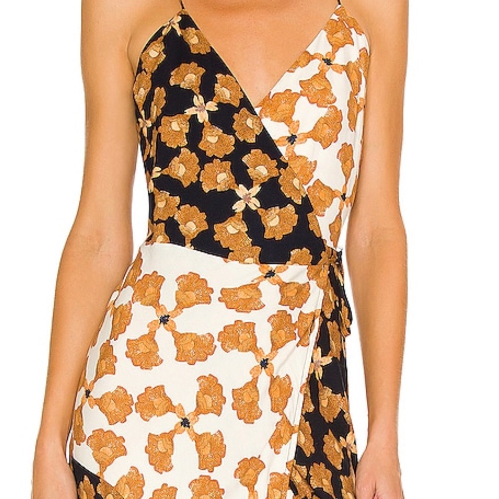 MINKPINK Nour Cami Wrap Midi Dress | Sz S - Picture 4 of 4